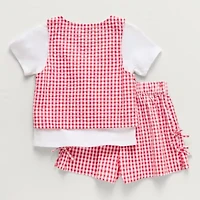 Thereabouts Little & Big Kid Girls 3-pc. Short Set
