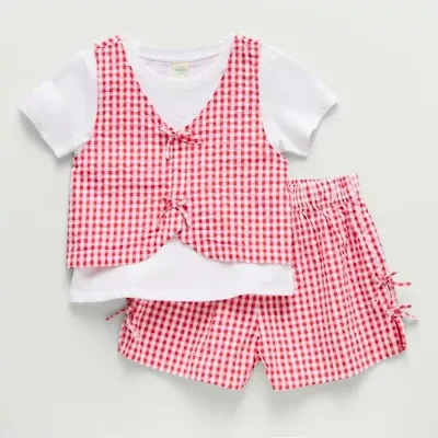 Thereabouts Little & Big Kid Girls 3-pc. Short Set