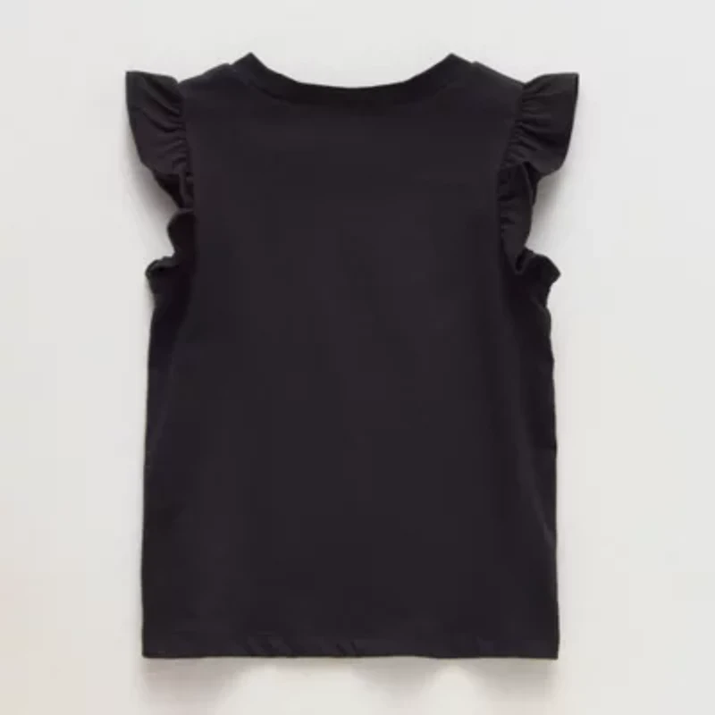 Thereabouts Little Girls Round Neck Short Sleeve T-Shirt