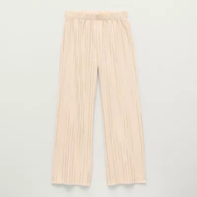 Thereabouts Little & Big Kid Girls Wide Leg Regular Fit Pull-On Pant