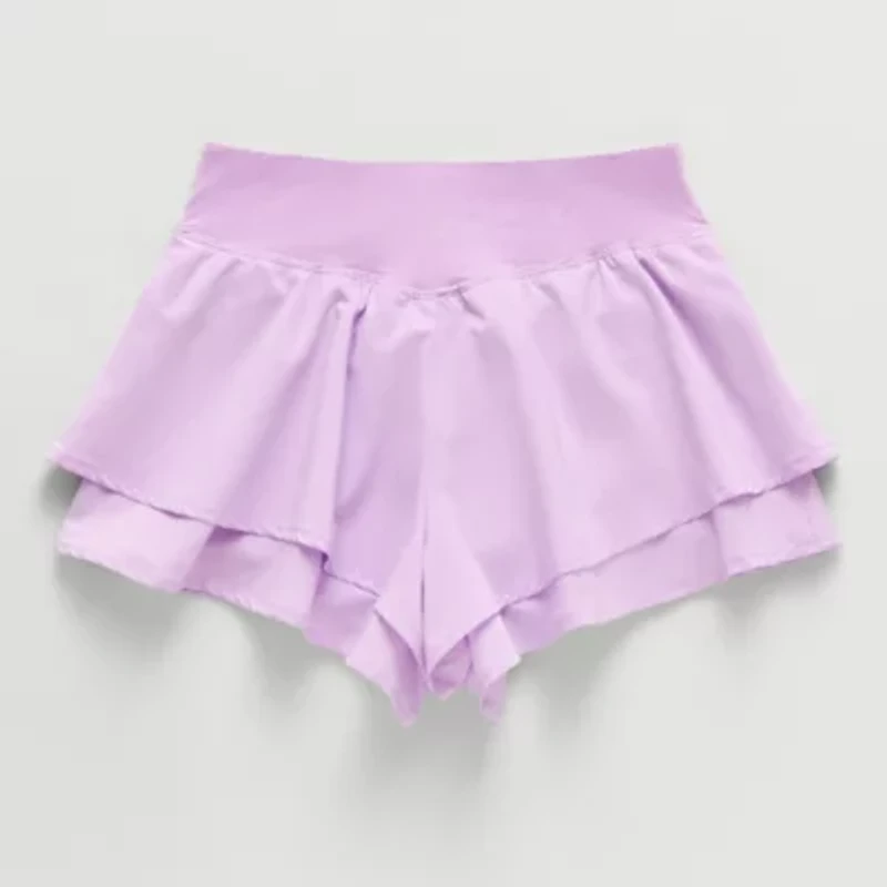 Xersion Little & Big Kid Girls Mid Rise Pull-On Short