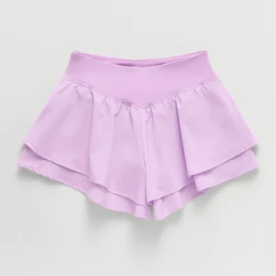 Xersion Little & Big Kid Girls Mid Rise Pull-On Short