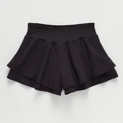 Xersion Little & Big Kid Girls Mid Rise Pull-On Short