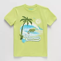Thereabouts Little & Big Kid Boys Crew Neck Short Sleeve Regular Fit Graphic T-Shirt