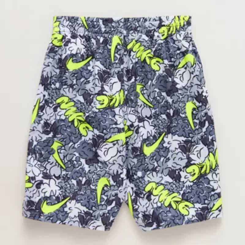 Nike Big Kid Boys Floral Swim Trunks