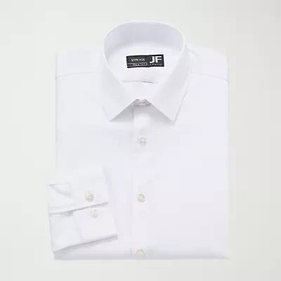 J. Ferrar Mens Big & Tall 360 Stretch Regular Fit Easy Care Fabric Long Sleeve Dress Shirt