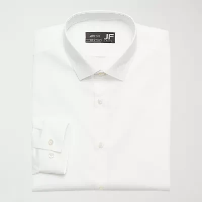 J. Ferrar Ultra Comfort Big & Tall Mens Regular Fit Easy Care Stretch Fabric Long Sleeve Dress Shirt