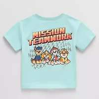 Grayson Little Toddler Boys Crew Neck Short Sleeve Regular Fit Paw Patrol Graphic T-Shirt