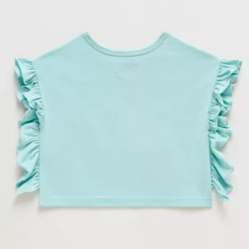 Grayson Little Toddler Girls Crew Neck Short Sleeve Regular Fit Paw Patrol Graphic T-Shirt