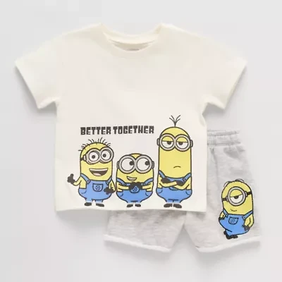 Grayson Little Toddler Boys Minions 2-pc. Short Set