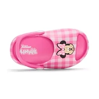Disney Collection Girls Minnie Mouse Slide Sandals