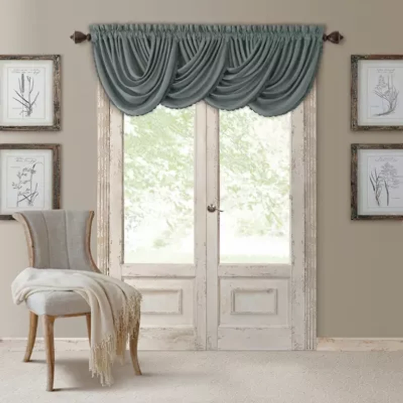 Elrene Home Fashions All Seasons Rod Pocket Valance