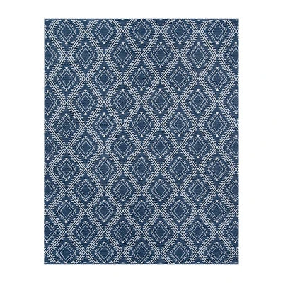 Erin Gates By Momeni Pleasant Geometric Indoor Outdoor Rectangular Accent Rug