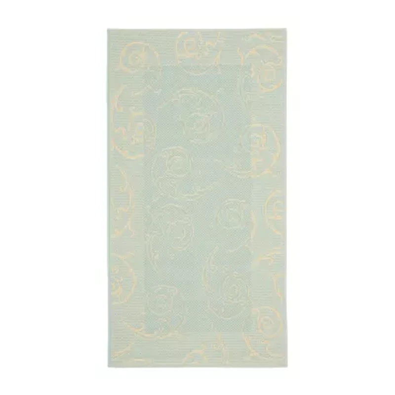 Safavieh Courtyard Collection Cletus Geometric Indoor/Outdoor Area Rug