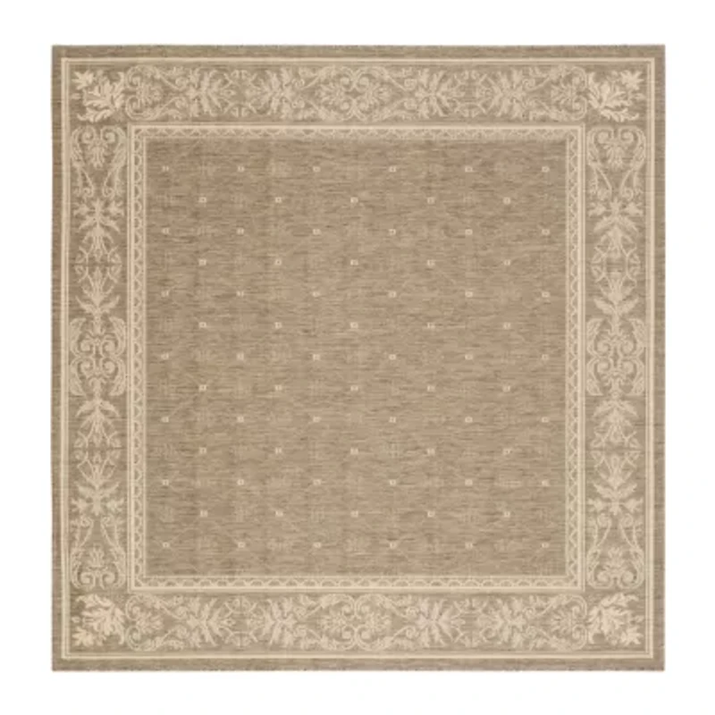 Safavieh Courtyard Collection Oakley Oriental Indoor/Outdoor Square Area Rug
