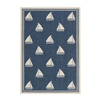 Safavieh Courtyard Collection Palden Geometric Indoor/Outdoor Area Rug
