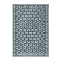 Safavieh Courtyard Collection Trent Geometric Indoor/Outdoor Area Rug