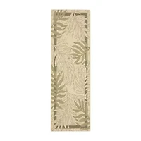 Safavieh Courtyard Collection Wilmer Floral Indoor/Outdoor Runner Rug