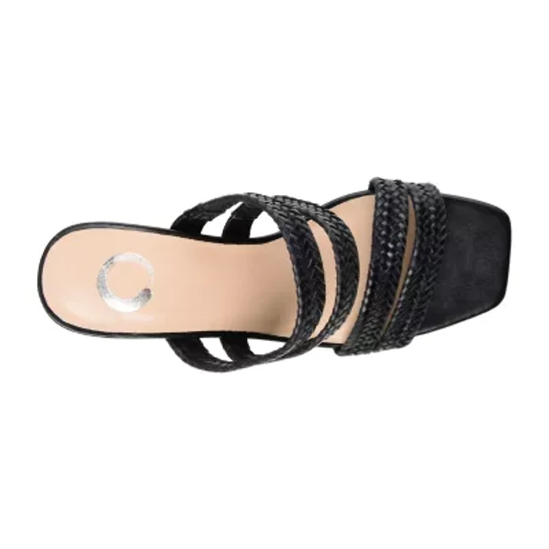 Journee Collection Womens Natia Heeled Sandals