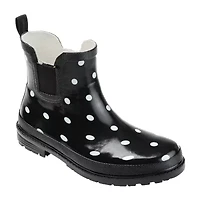 Journee Collection Womens Tekoa Block Heel Rain Boots