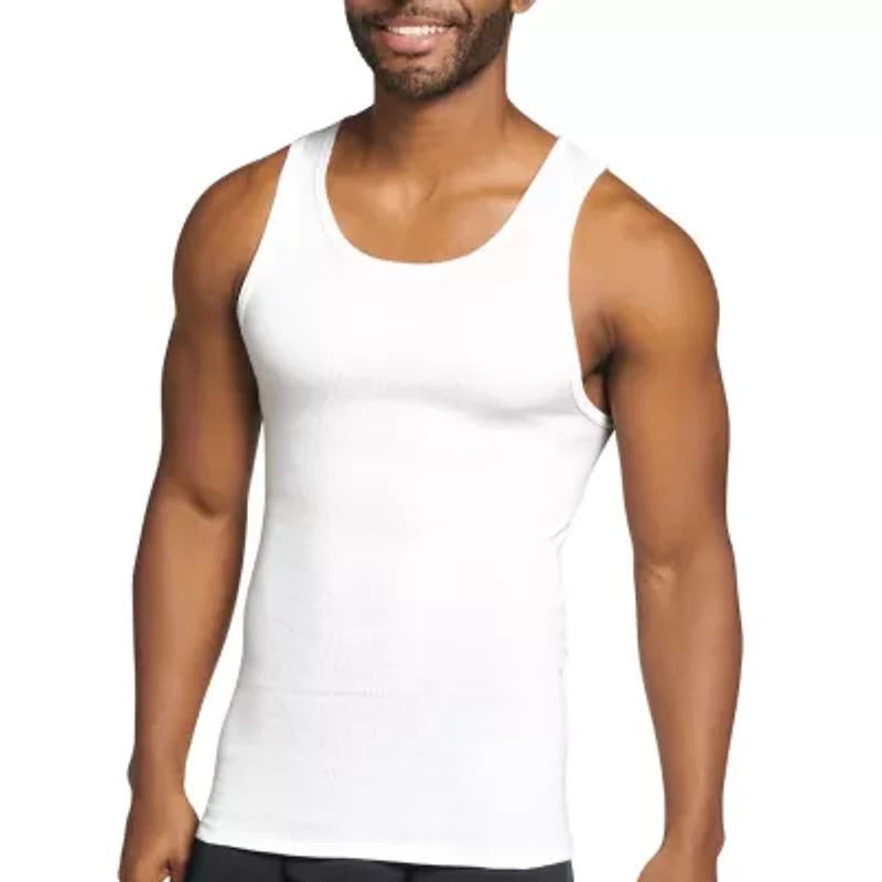 Jockey Cool + Durable Mens Scoop Neck Sleeveless 4 Pack Tank