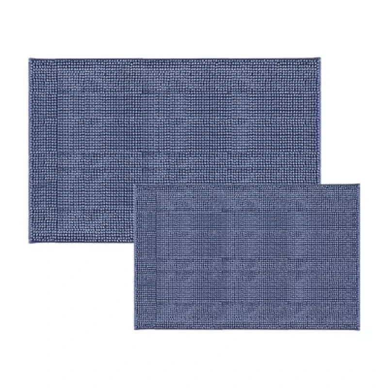 Home Expressions Melange Noodle 2-pc. Memory Foam Bath Rug Set