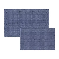 Home Expressions Melange Noodle 2-pc. Memory Foam Bath Rug Set