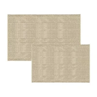 Home Expressions Melange Noodle 2-pc. Memory Foam Bath Rug Set