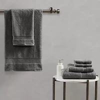 Madison Park Signature Luce 100% Egyptian Cotton 6-pc. Solid Bath Towel Set