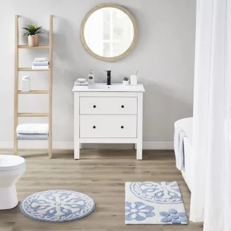 Madison Park Marrakesh Medallion Cotton Tufted Rug