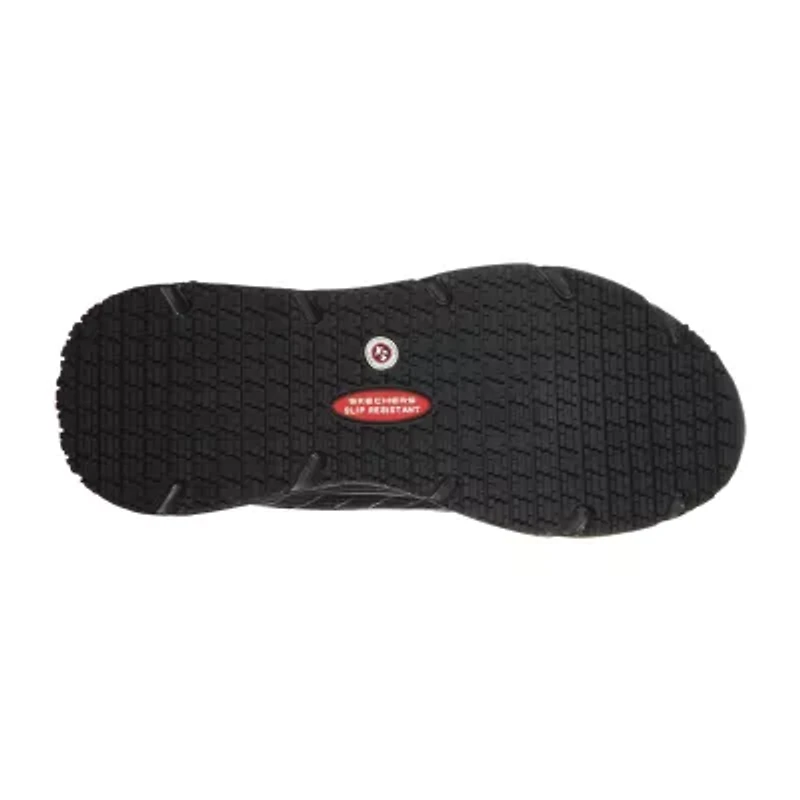 Skechers Max Cushioning Elite Slip Resistant Womens Round Work Shoes