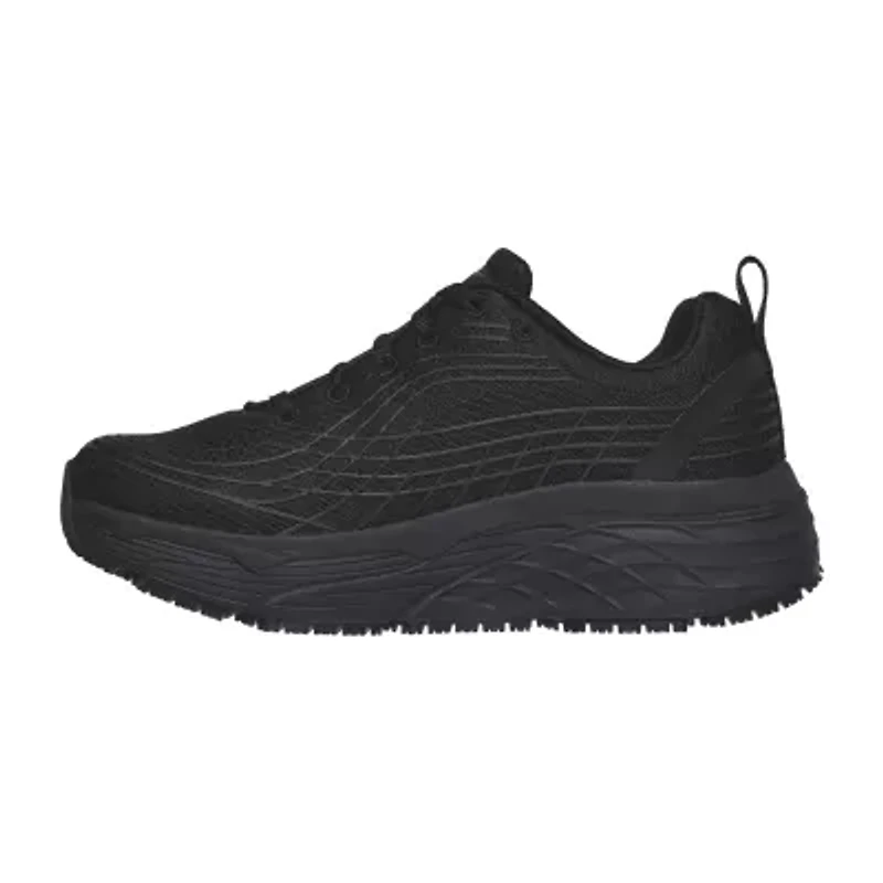 Skechers Max Cushioning Elite Slip Resistant Womens Round Work Shoes