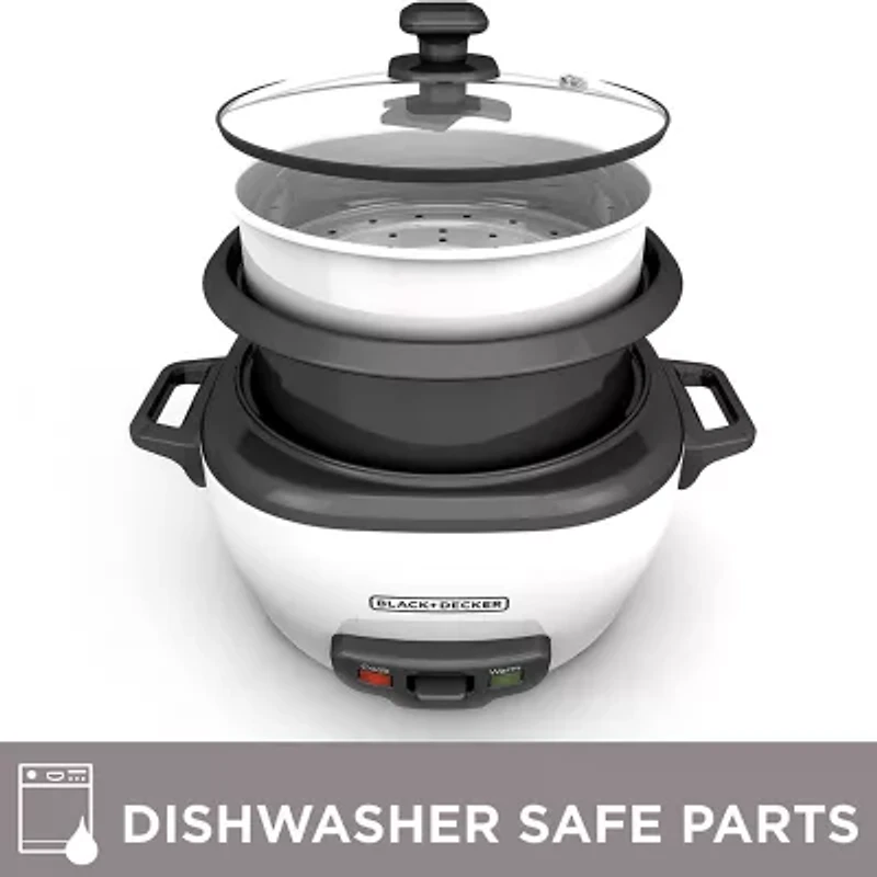 Black+Decker™ 6-Cup Traditional Rice Cooker