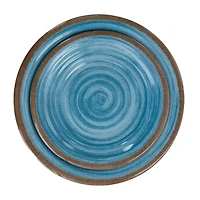 Elama Rippled Tides 12-pc. Melamine Dinnerware Set