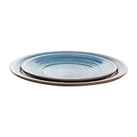 Elama Rippled Tides 12-pc. Melamine Dinnerware Set