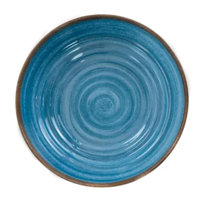 Elama Rippled Tides 12-pc. Melamine Dinnerware Set