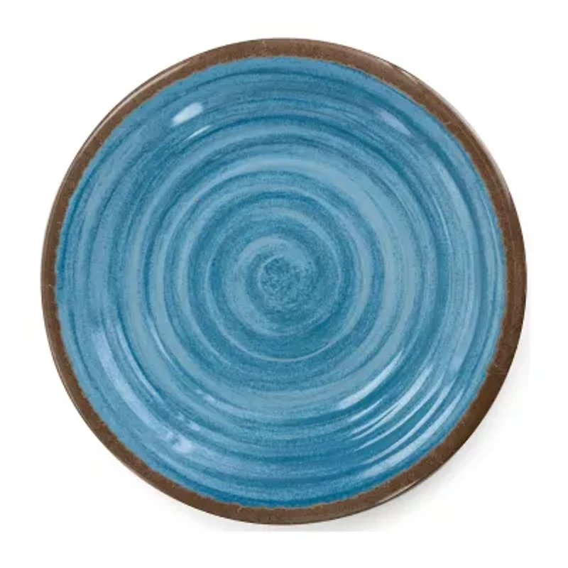 Elama Rippled Tides 12-pc. Melamine Dinnerware Set