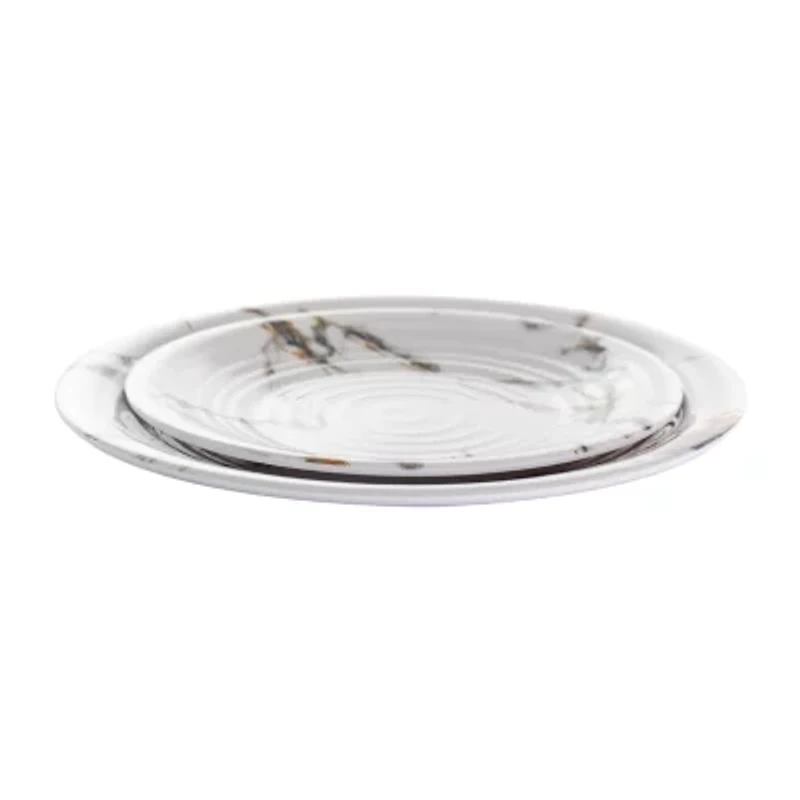 Elama Fine Sculpture 12-pc. Melamine Dinnerware Set