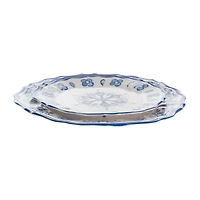 Elama Sage Green s/4 Cabbage Salad Plate