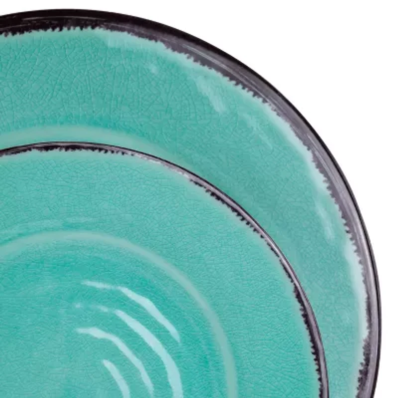 Elama Azul Banquet 12-pc. Melamine Dinnerware Set