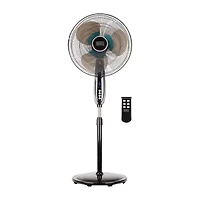 Black+Decker 16" Dual Blade Pedestal Stand Fan with Remote