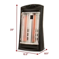 Black+Decker Infrared Radiant Quartz Tower Heater