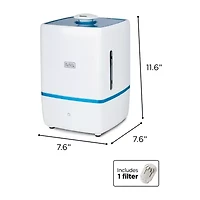 Black+Decker 1.32-Gallon Ultrasonic Humidifier - Cool Mist