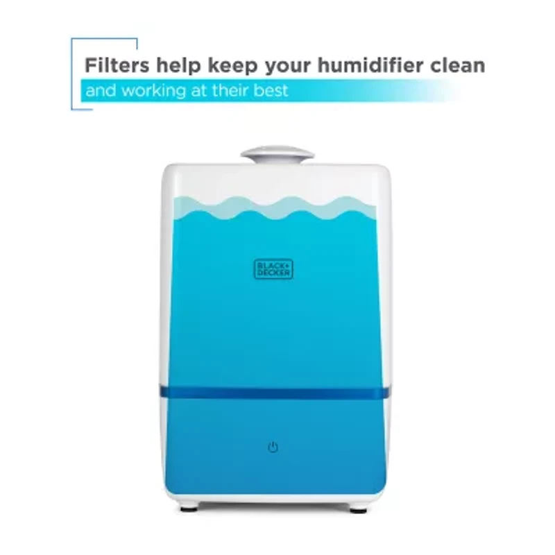 Black+Decker Replacement Filter for 1.32 Gallon Ultrasonic Humidifiers, Pack of 2