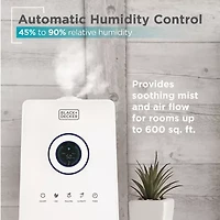 Black+Decker 1.45 Gallon Cool Mist Ultrasonic Humidifier