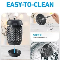 COBY 10-Watt Indoor/Outdoor Hanging Bug Zapper for 800 Sq. Ft. Coverage
