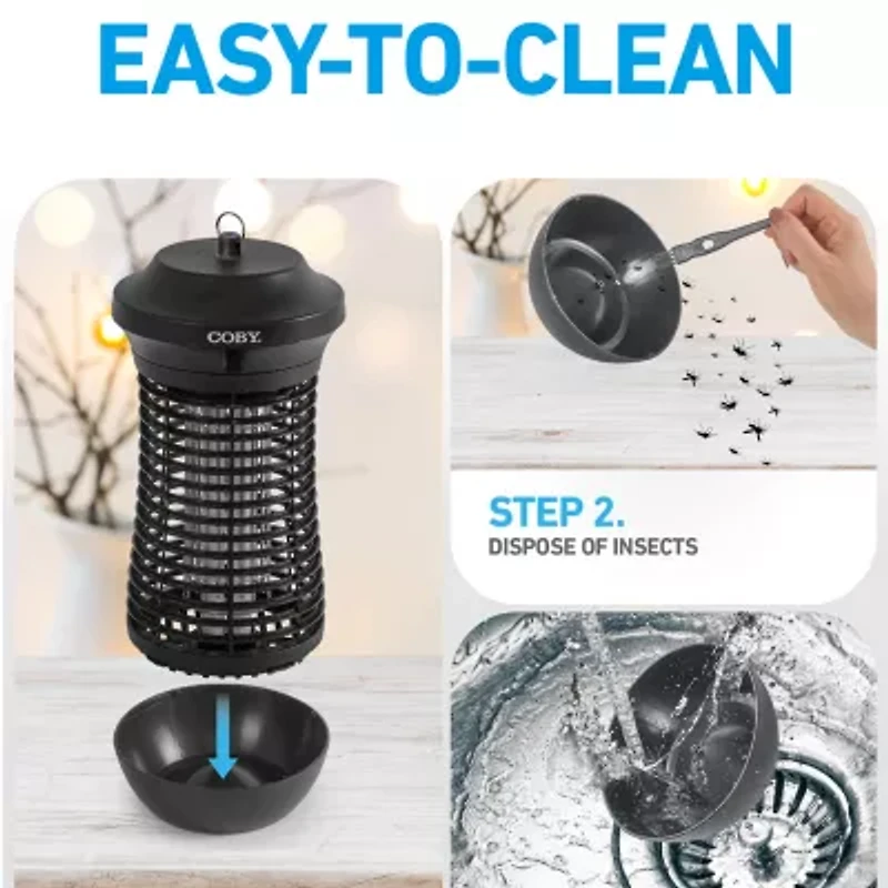 COBY 18-Watt 1/2-Acre Outdoor Hanging Bug Zapper