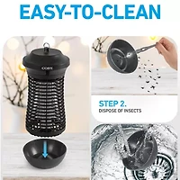 COBY 18-Watt 1/2-Acre Outdoor Hanging Bug Zapper