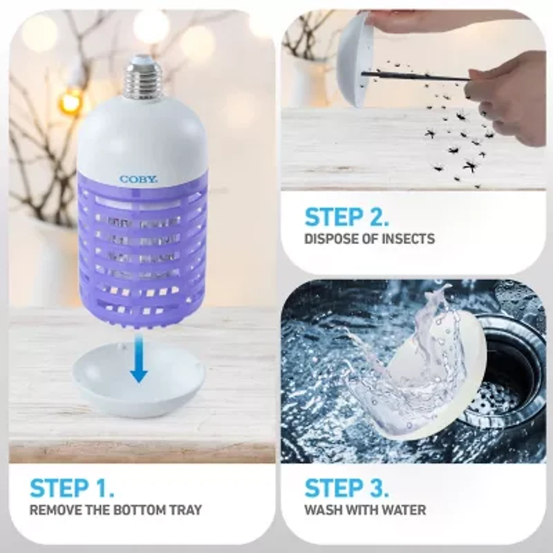 COBY 5-Watt Indoor Bug Zapper Bulb for 500 Sq. Ft. Coverage