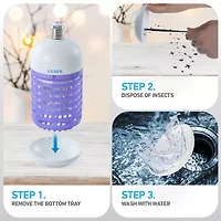 COBY 5-Watt Indoor Bug Zapper Bulb for 500 Sq. Ft. Coverage